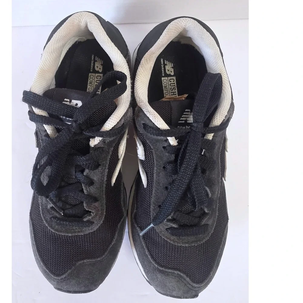 New Balance 515 Sneakers Black Grey Suede Mesh WL515CGB SZ 7 Cushion Insole